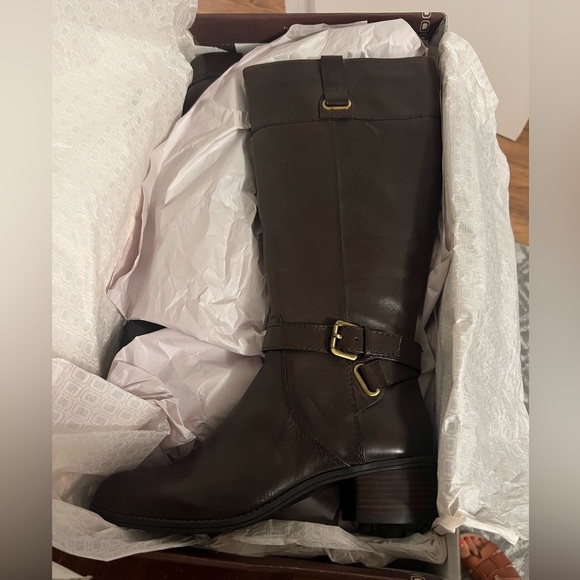 Bandolino Dark Brown Over the Knee Boots size 8.5M - Picture 5 of 7